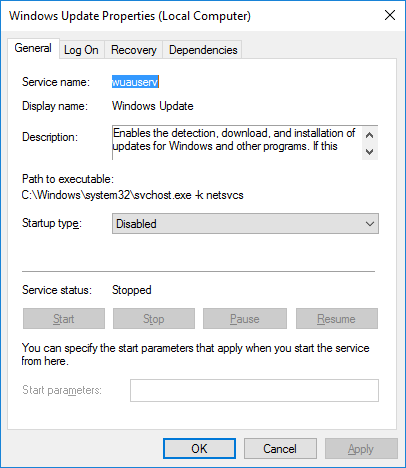 winupdpropdisable